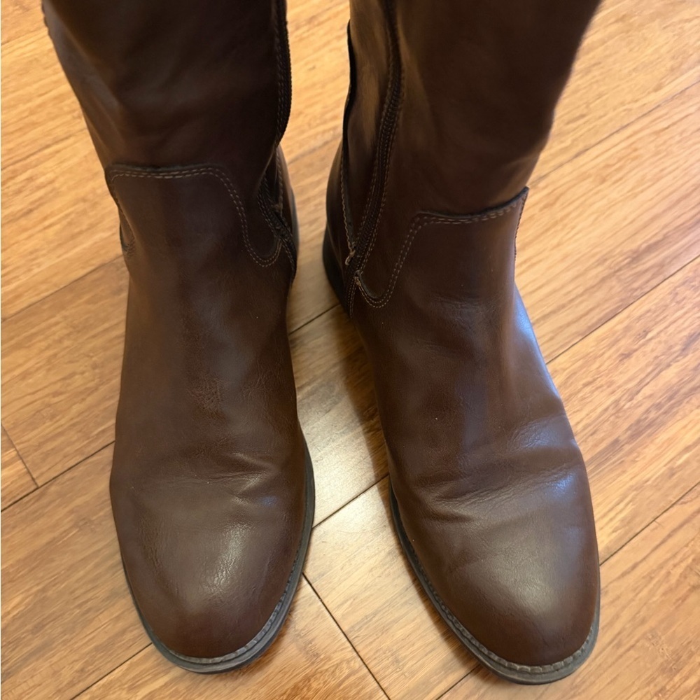 Frye And Co Womens Giovanna Stacked Heel Riding Boots size 7 cowgirl shoes - Picture 8 of 8